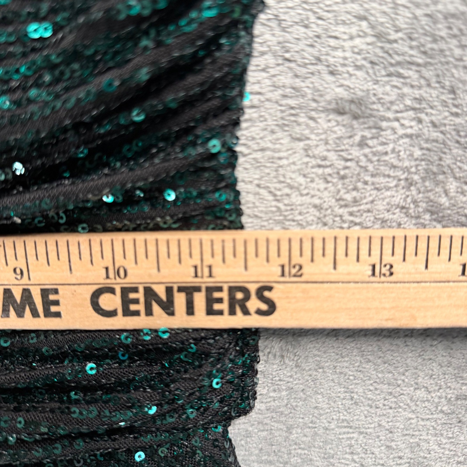 Lucy In The Sky Emerald Sequin Mini Dress XS Open Back Cowl Party Vegas Glam