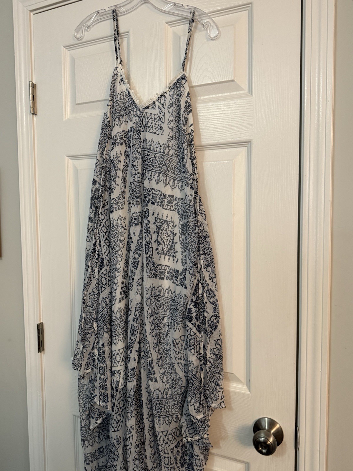 NWT Step In Style Navy/White Dress 3XL Flowy $49