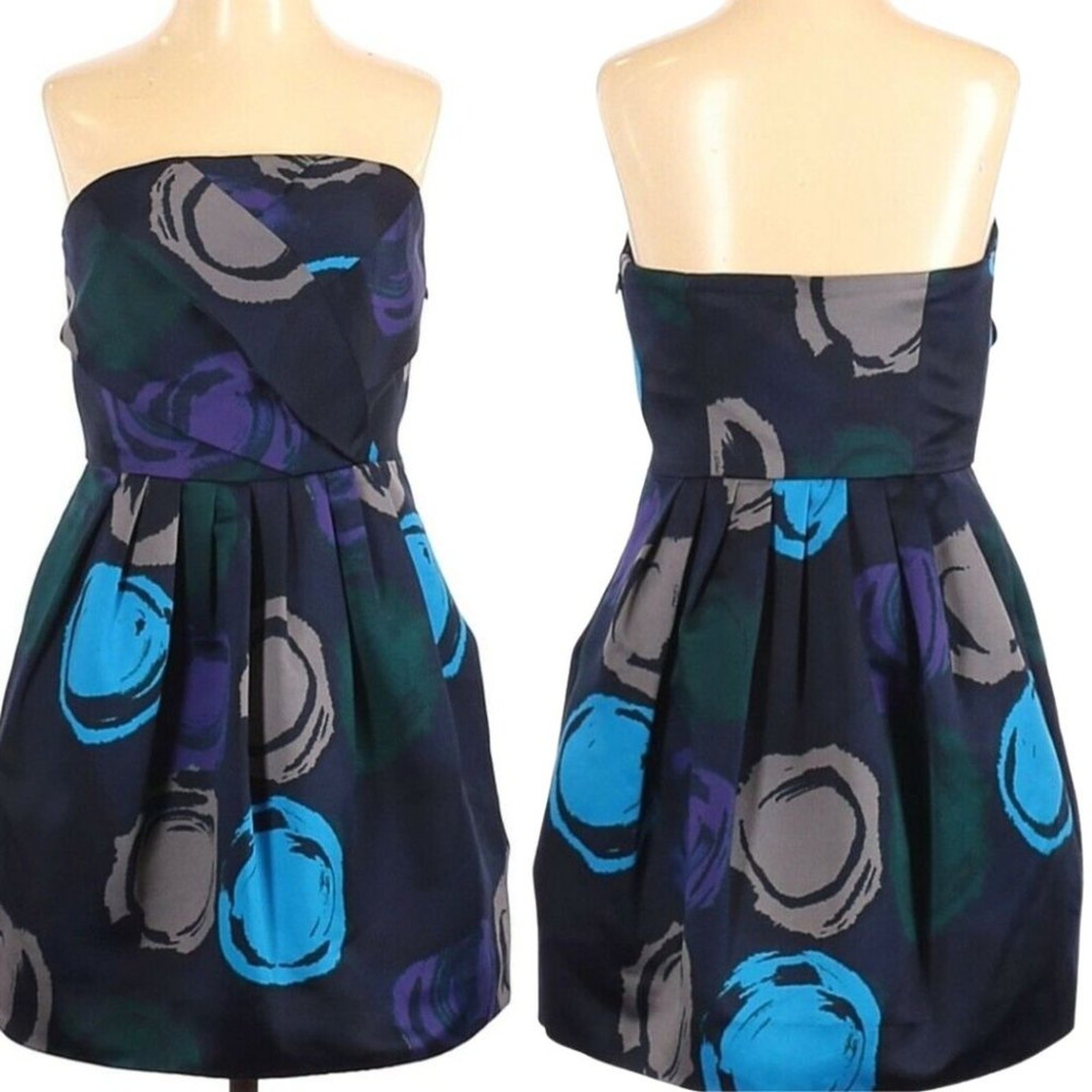 A/X ARMANI EXCHANGE Women’s mini strapless silky dress Size 2