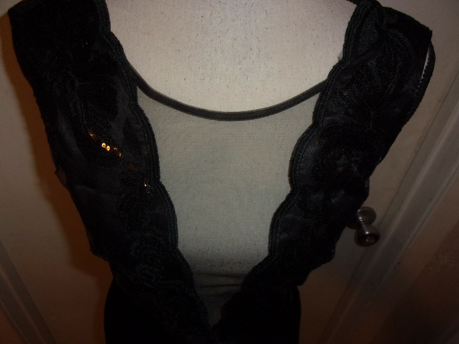 GODDIVA London Women’s Black Dress Size UK 10/ US 8 (B216)