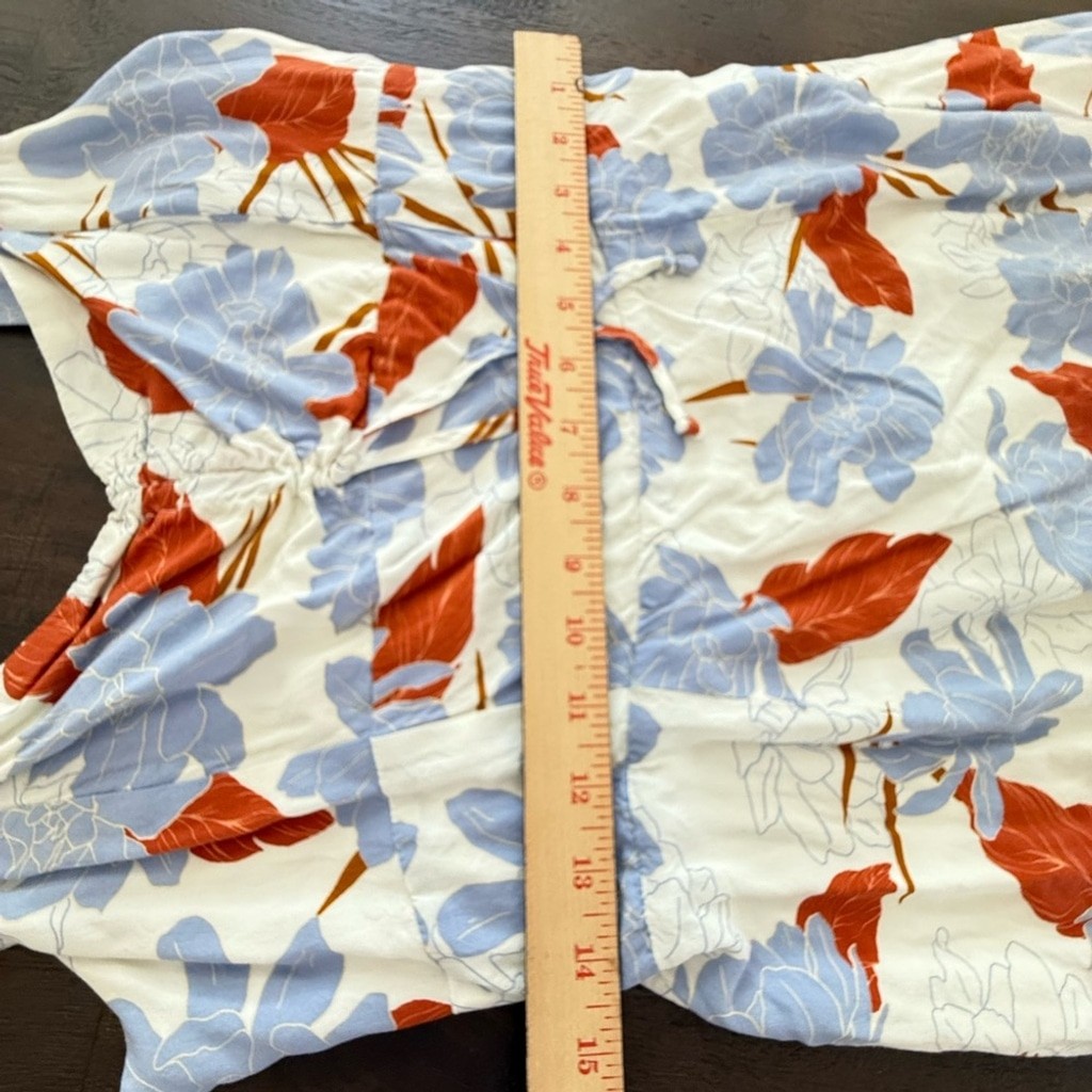 L*Space Revolve White Orange blue Mini Dress