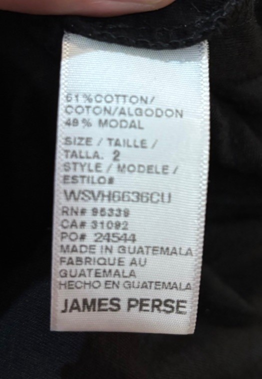 Standard James Perse Modele Estilo Drawstring Romper Dress Women’s 2