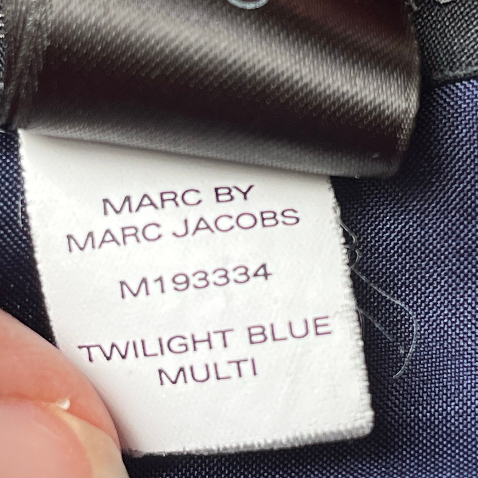 Marc By Marc Jacobs Silk Bow Print Mini Dress Twilight Blue Size 8