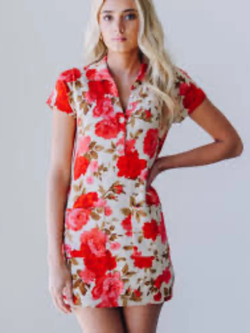 SHOW ME YOUR MUMU ‘Dexter’ Short Sleeve Summer Button Sweater Dress S $154