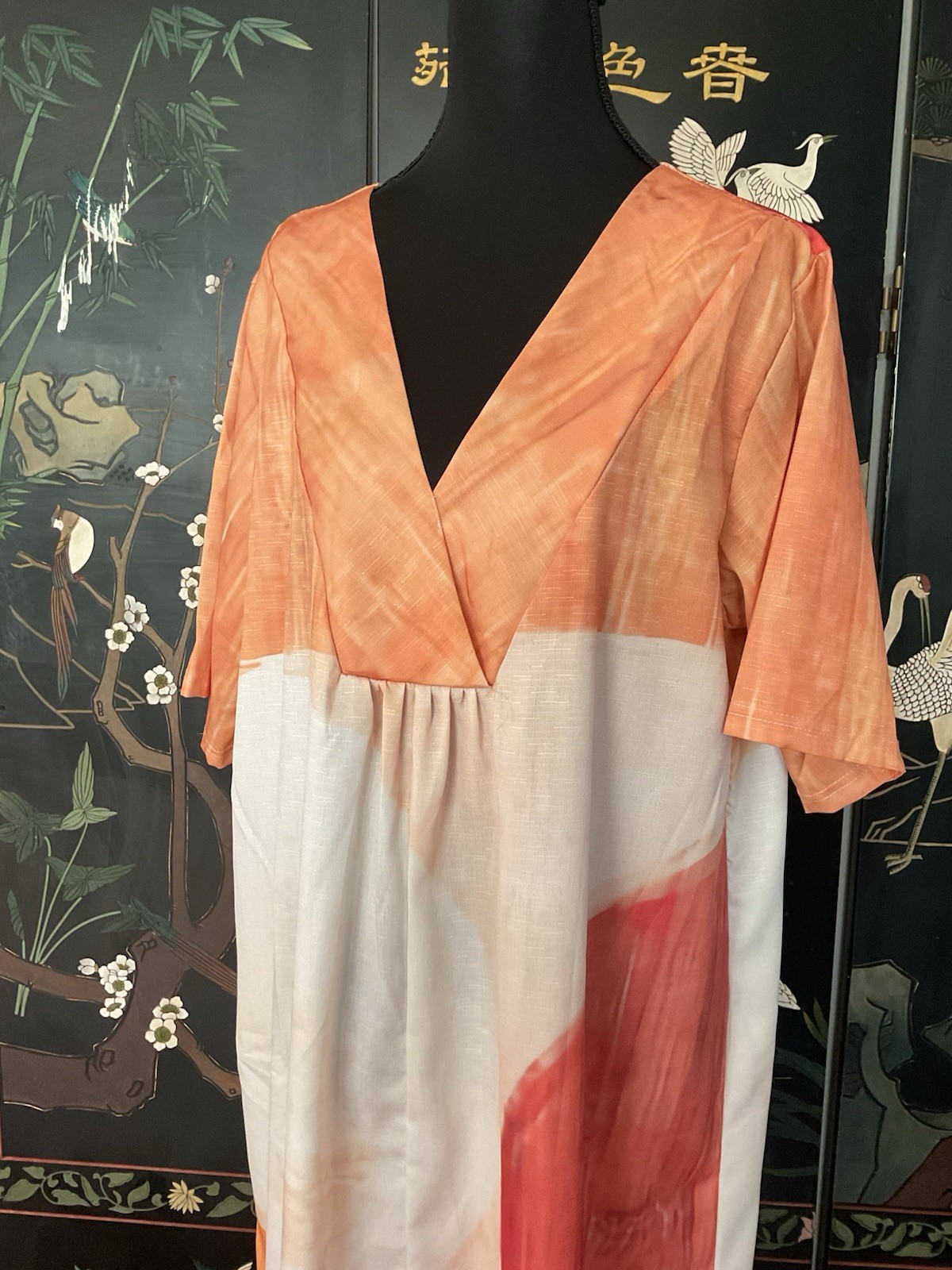 NWOT Loose Fitting Comfortable Elbow Length Sleeve Dress Sz M/L TALL