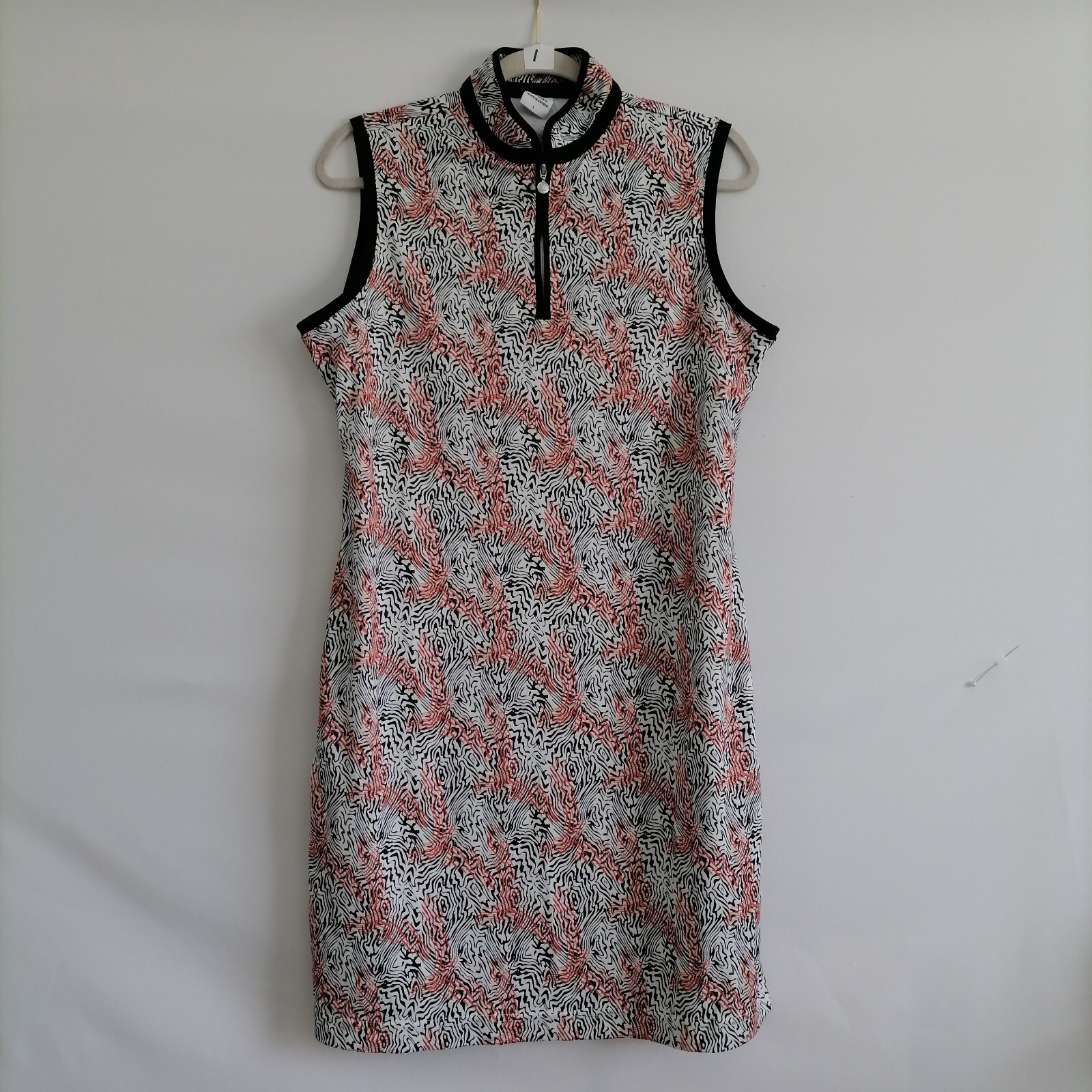 Daily Sports Womens Multicolor Sleeveless Abstract Print Shift Dress Size Large