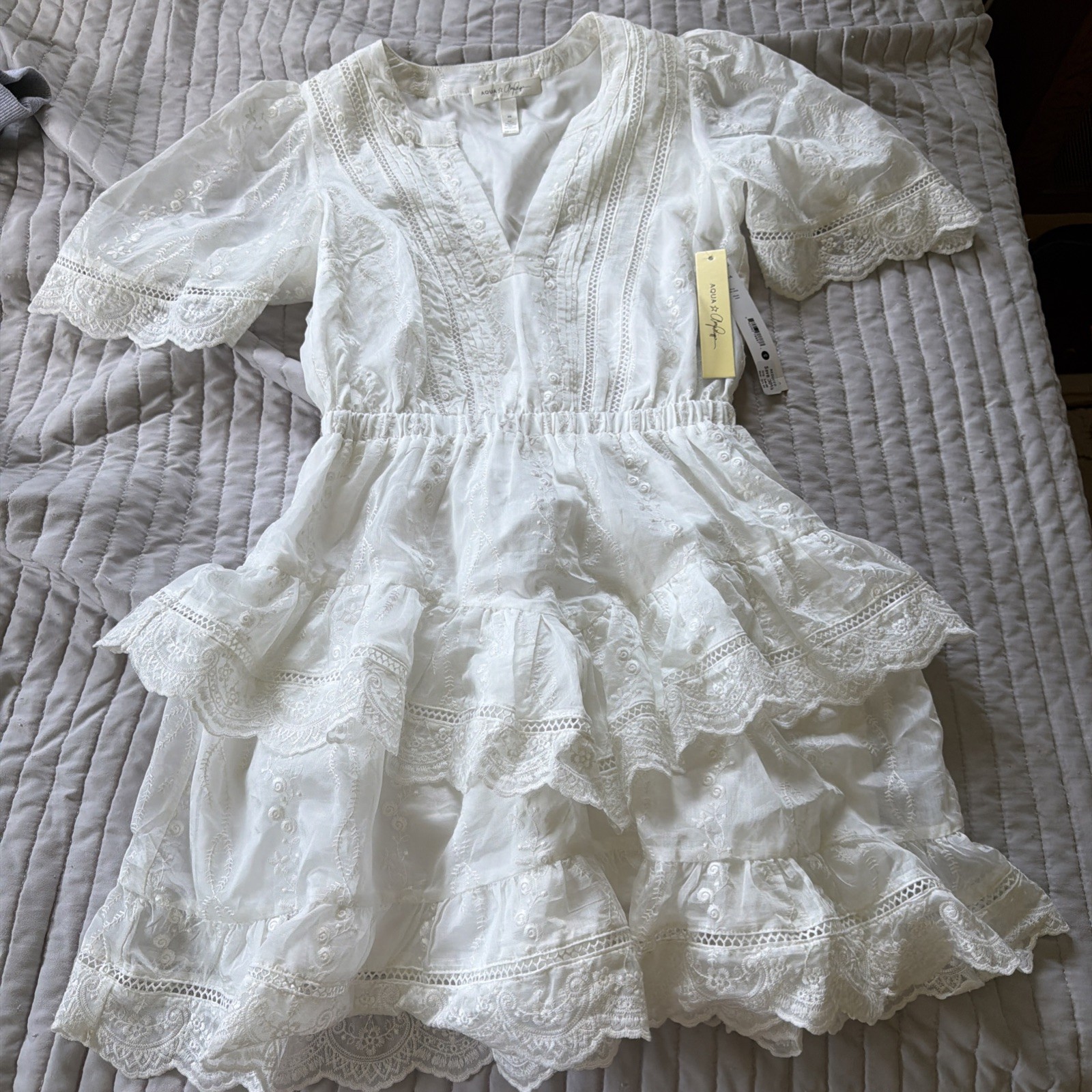 Aqua Women’s White Dress