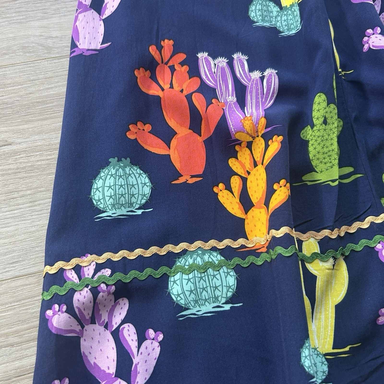 ModCloth X Collectif Size 16 Gilda Wonder Cactus Fit And Flare Midi Dress**