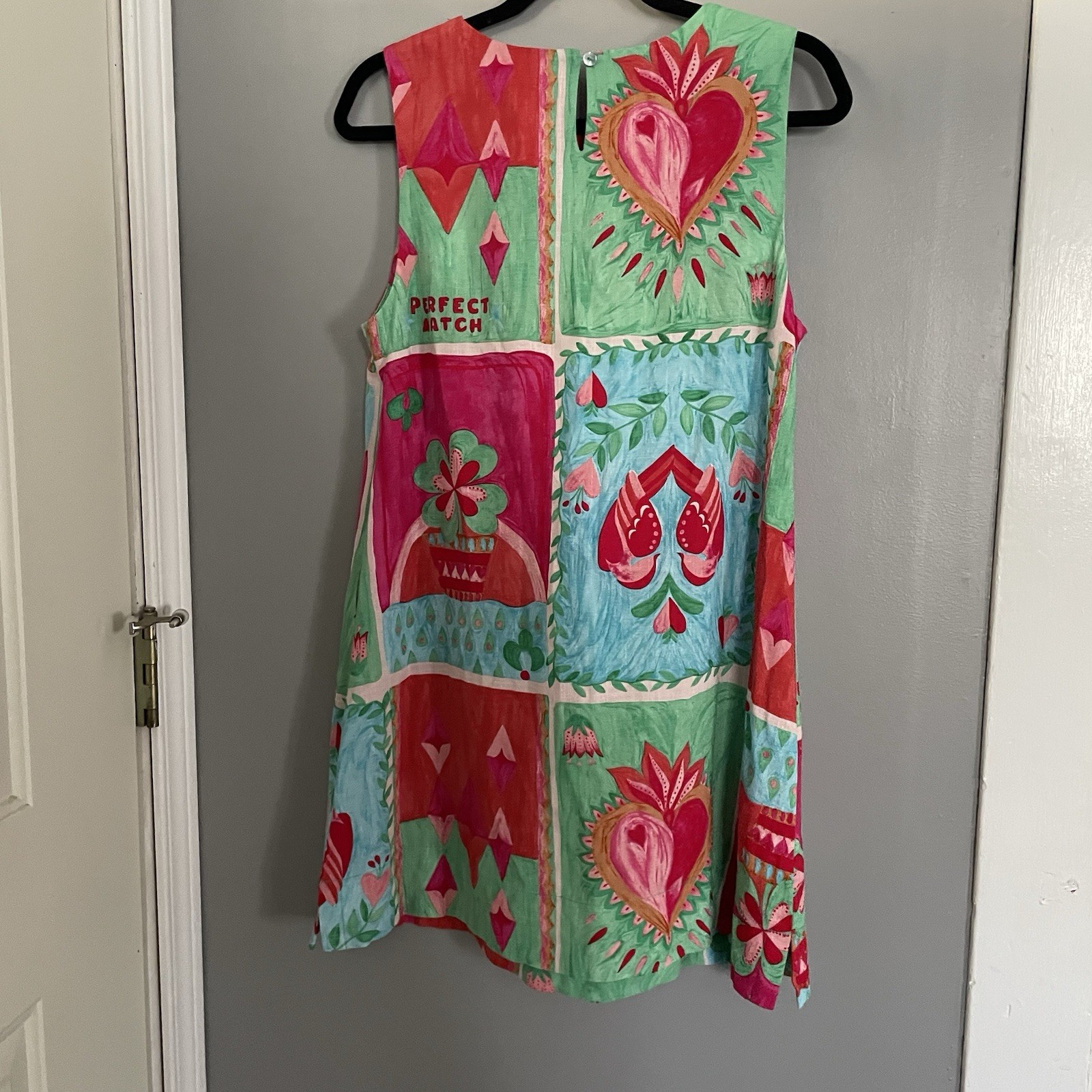 Anthropologie Paper Heart Perfect Match Linen Blend Dress Women’s Size Medium