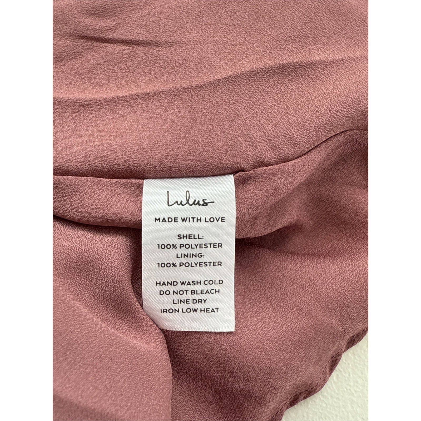 Lulus Mauve Pink Pleated Bow Front Balloon Sleeve Mini Dress Small New
