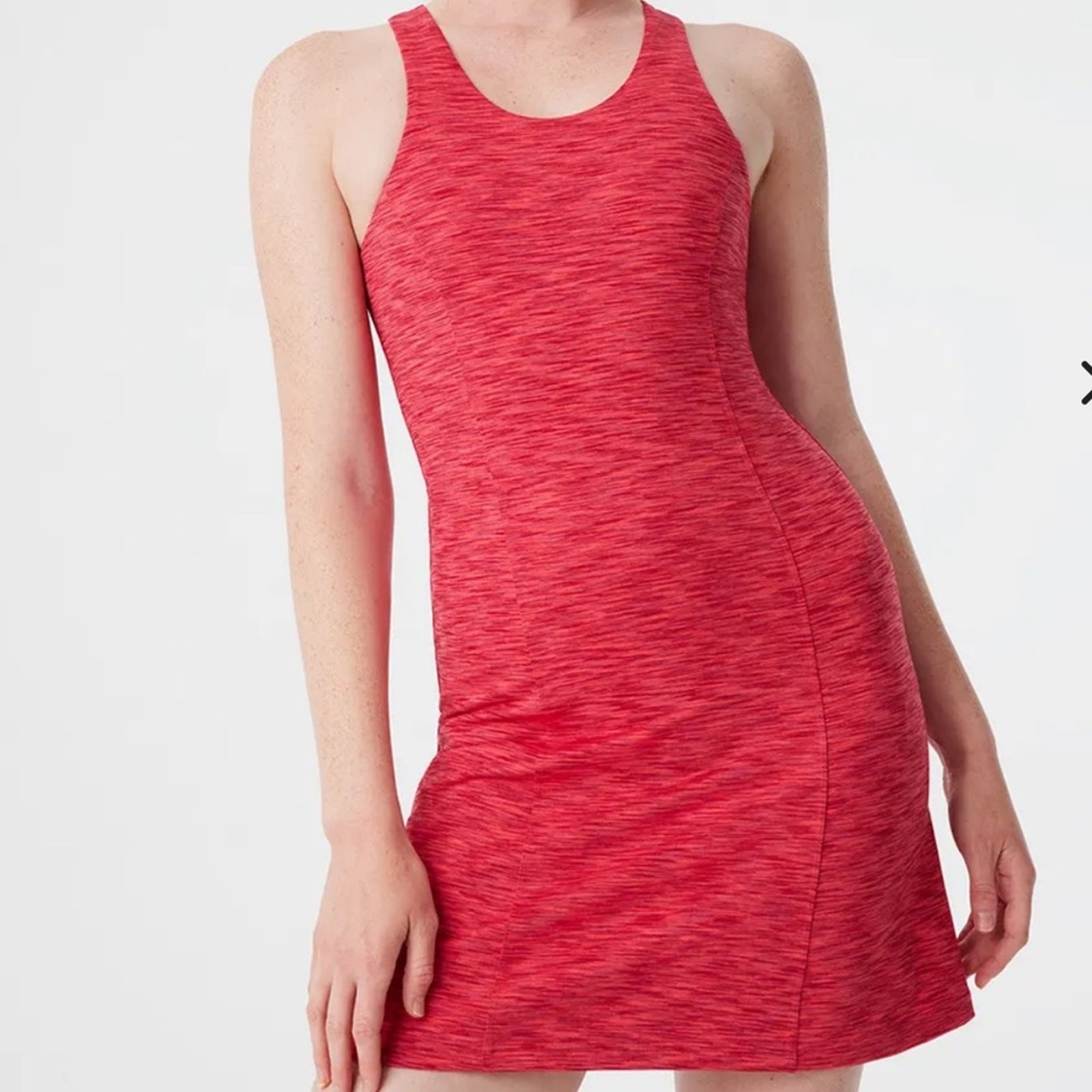 OUTDOOR VOICES Circle Back Dress in Rose Garden XS FreeForm Fabric Tennis