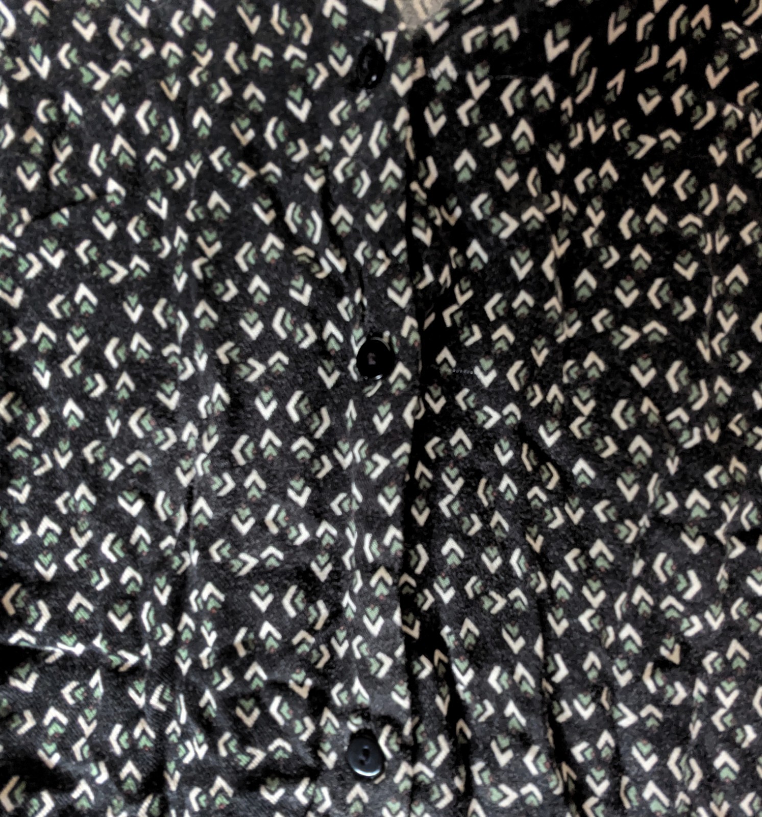 Skater Dress Plus Size 22-24 VERO MODA CURVE Black with Green White Red Pattern