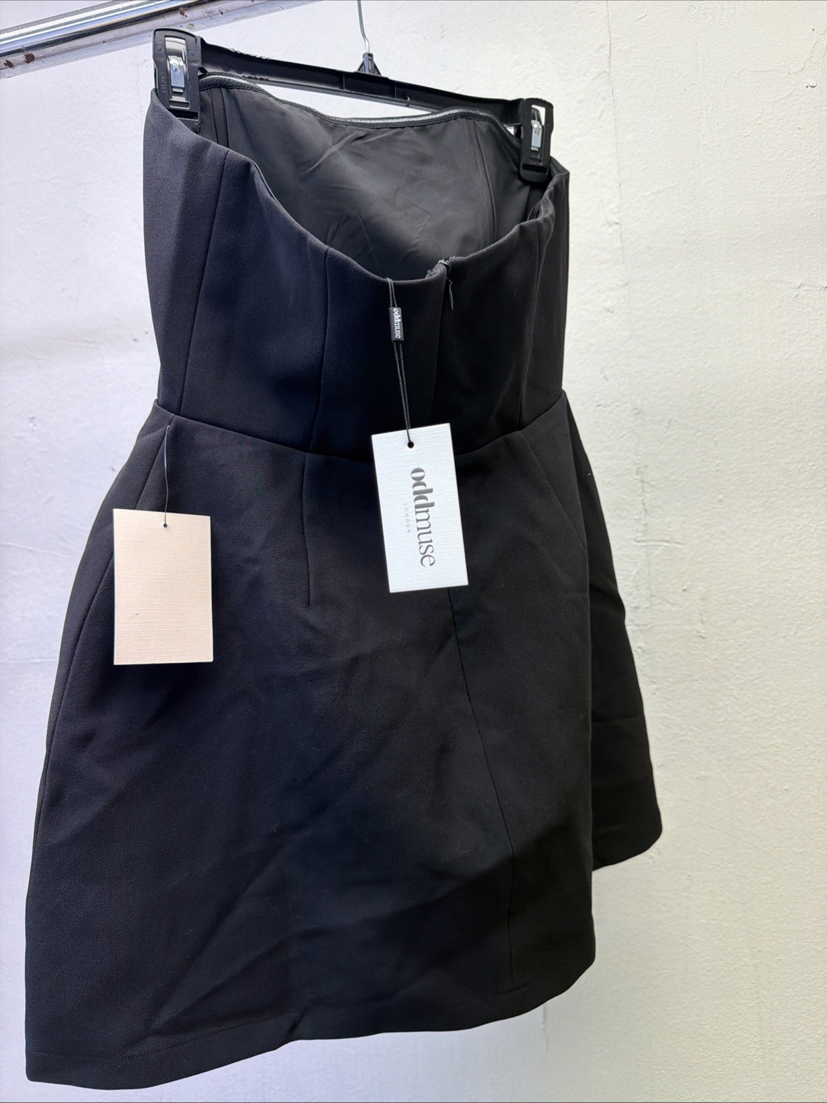 Odd Muse Strapless Black mini dress Size Medium