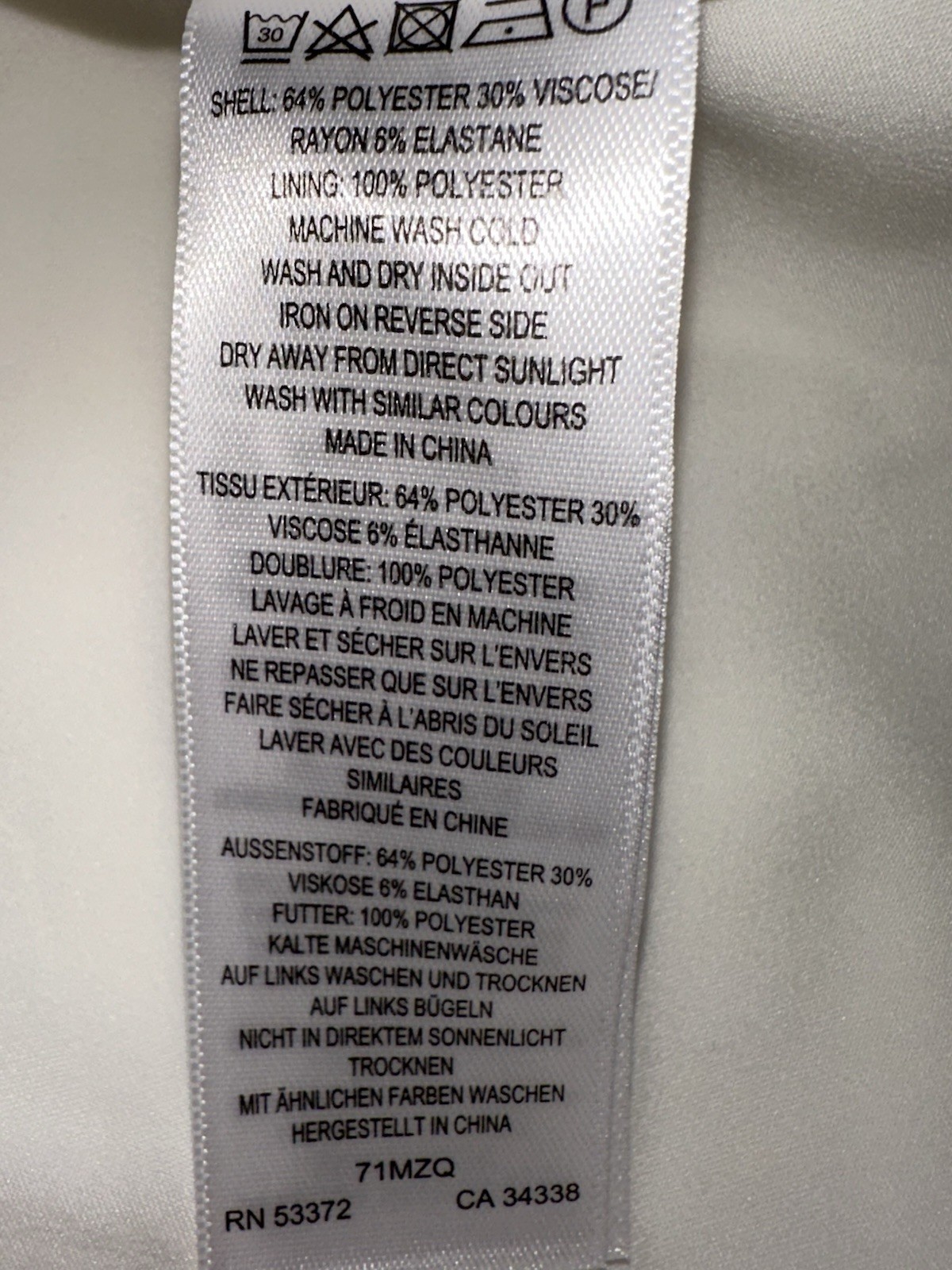 French Connection NWT White Spaghetti Strap Ruffle Hem Mini Dress