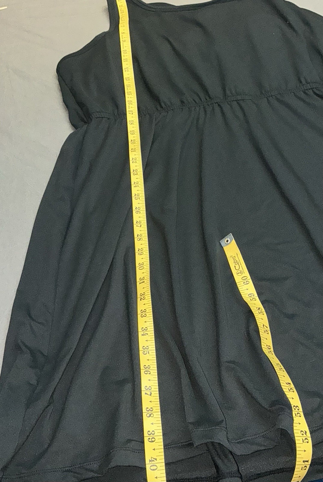 Prana Womens Madoline Dress Black Plus 3X Built In Bra