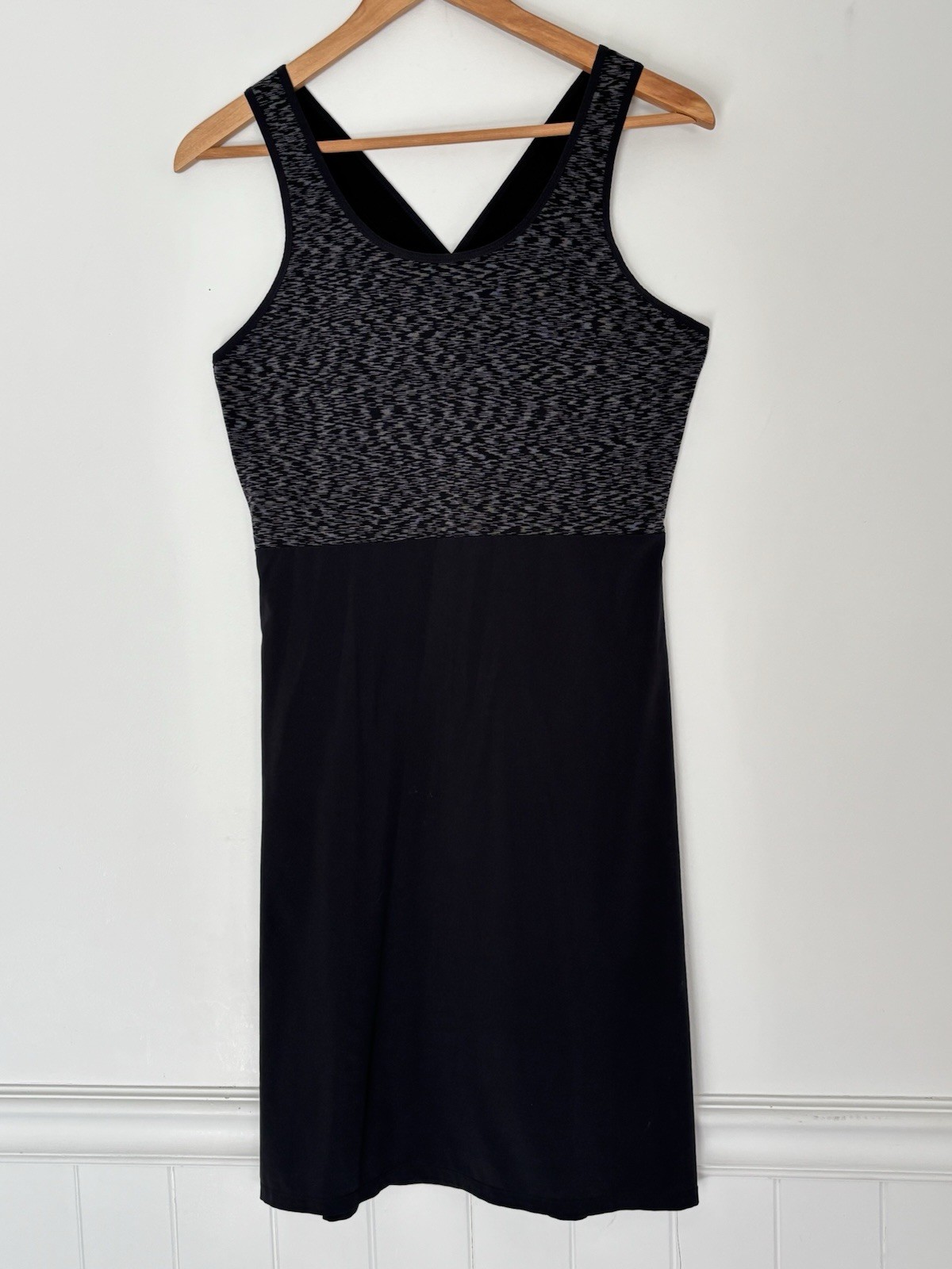 Smartwool Willow Lake Midi Dress Merino Wool Lightweight Black Women’s Small d97