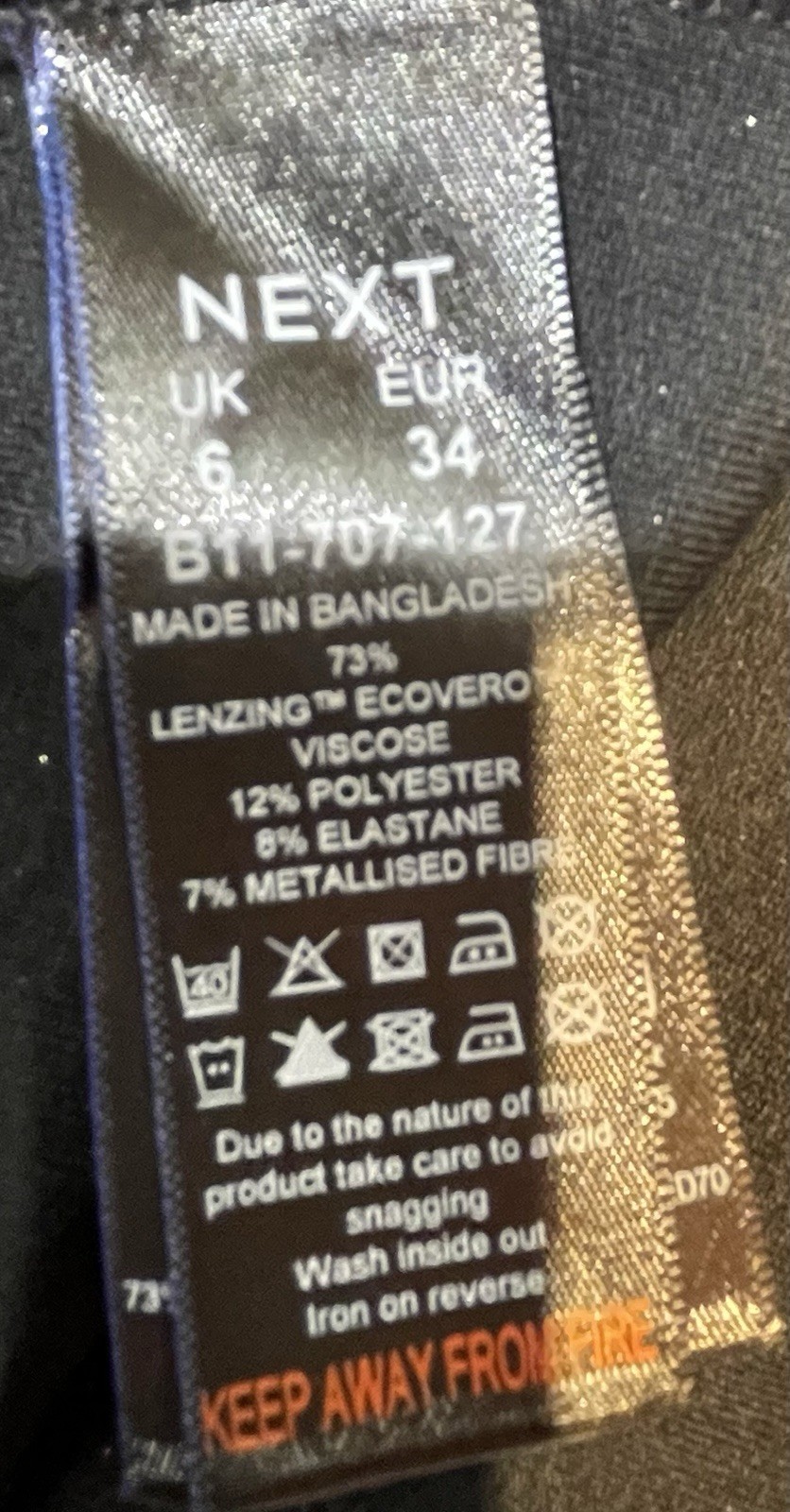 NEXT Metallic Silver Bodycon Dress UK 6 Party Evening Stretch New With Tags