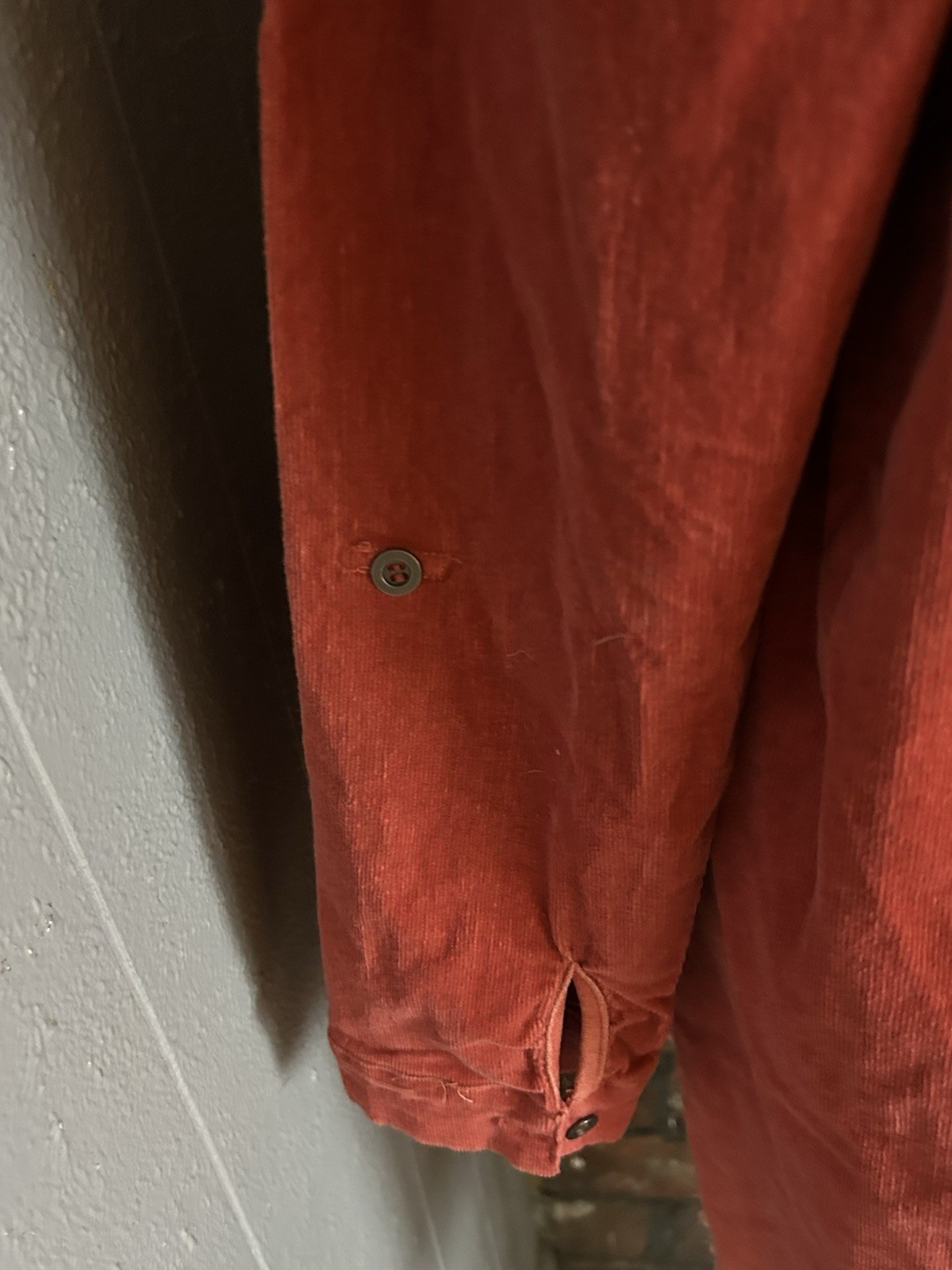 Womens Umgee NWT Rust Cordoury Shirt Dress Med Western Long Sleeve Button Up