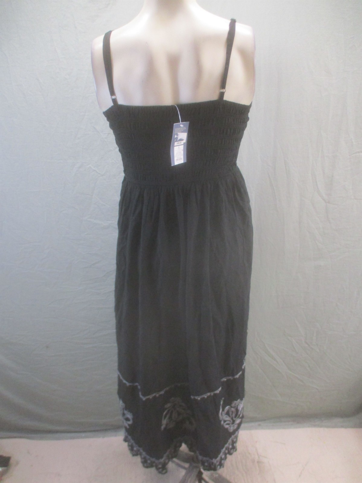 NWT Universal Thread Size S Womens Black Lace Sleeveless Straps Sundress 465