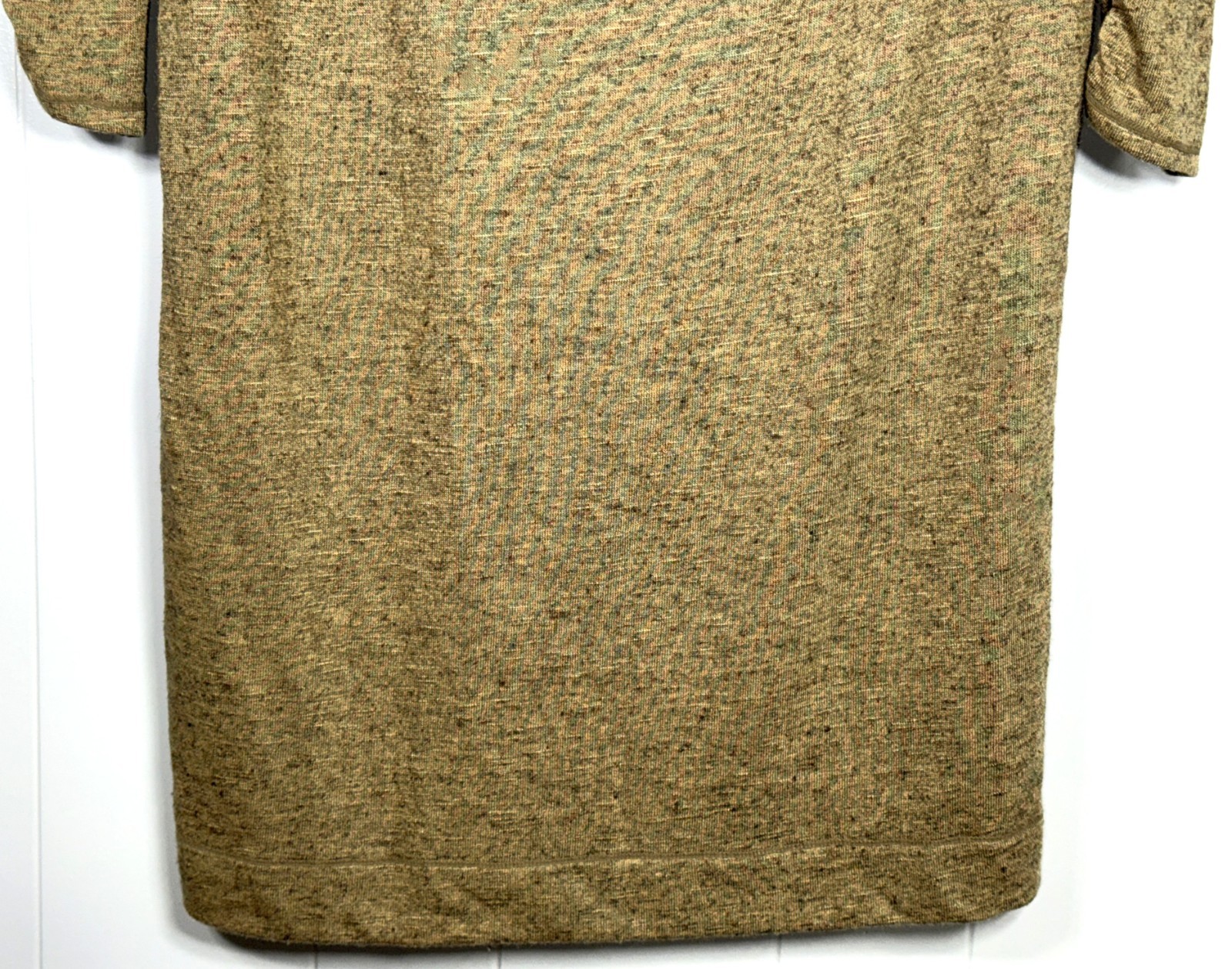 Nurture Anthropologie Sahara Beige Linen Blend Neutral Cowl Neck Tunic Dress M