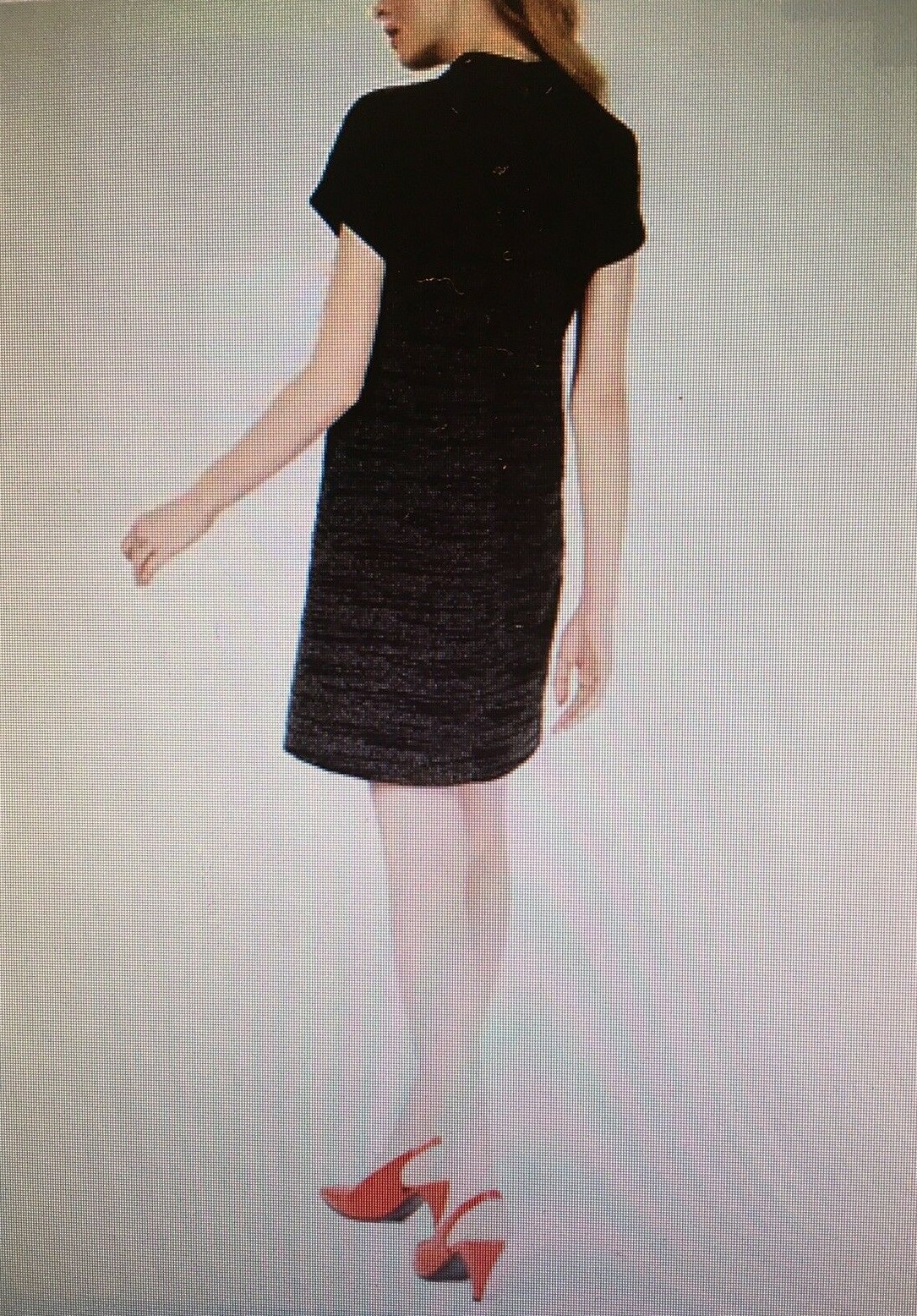NWT Womens Jersey Stretch Dress EasyCare Size Medium PeterPanCollar MAISON JULES