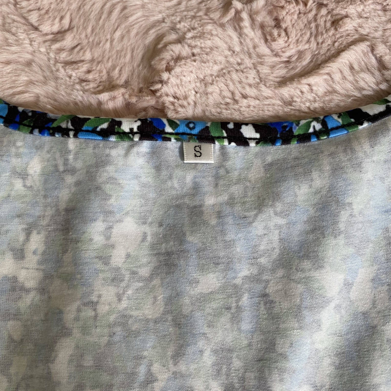 NWOT Womens Small Blue White Floral Causal Tank Dress Sleeveless Pockets