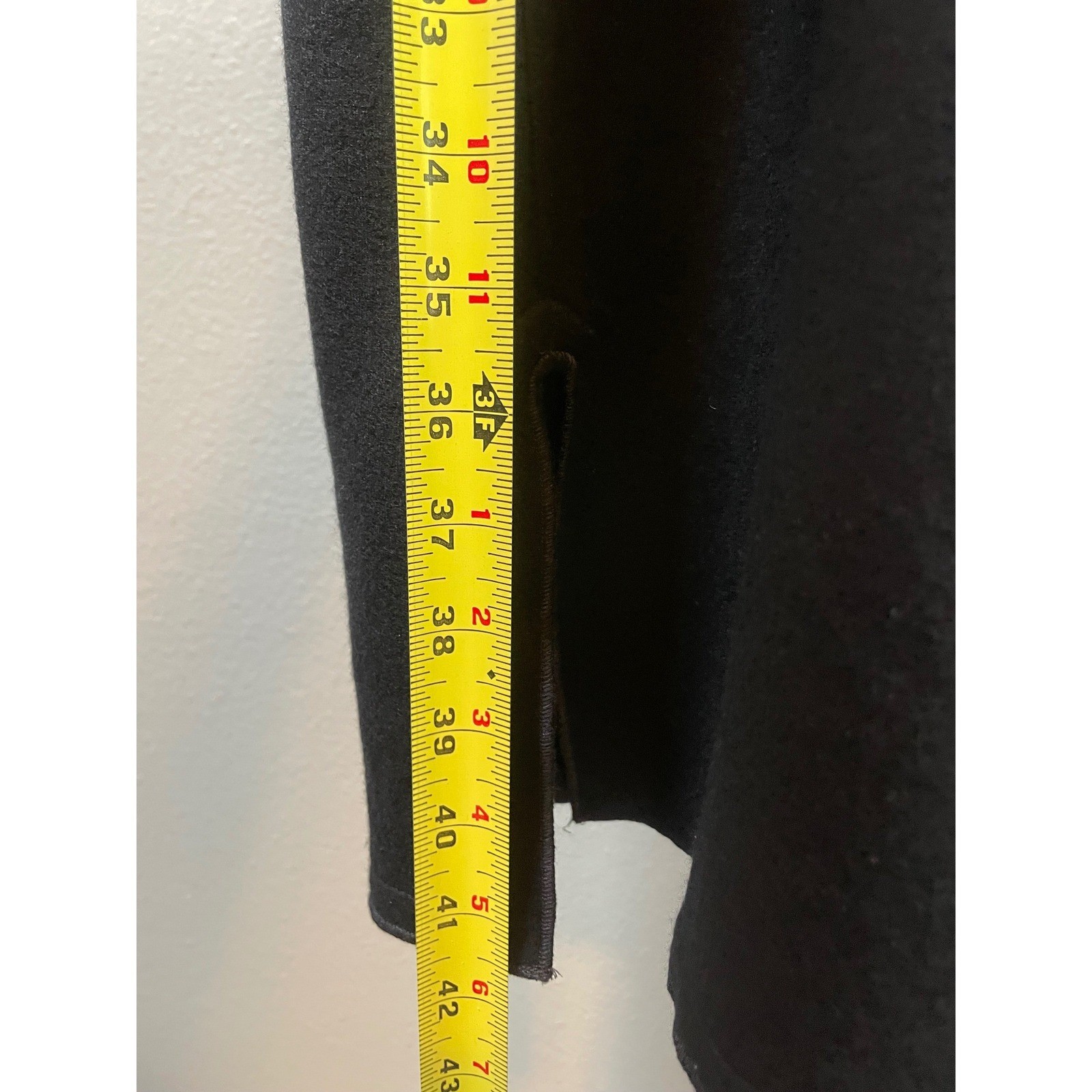 Eileen Fisher 100% Wool Shift Dress Women’s Large Black Sleeveless Mini