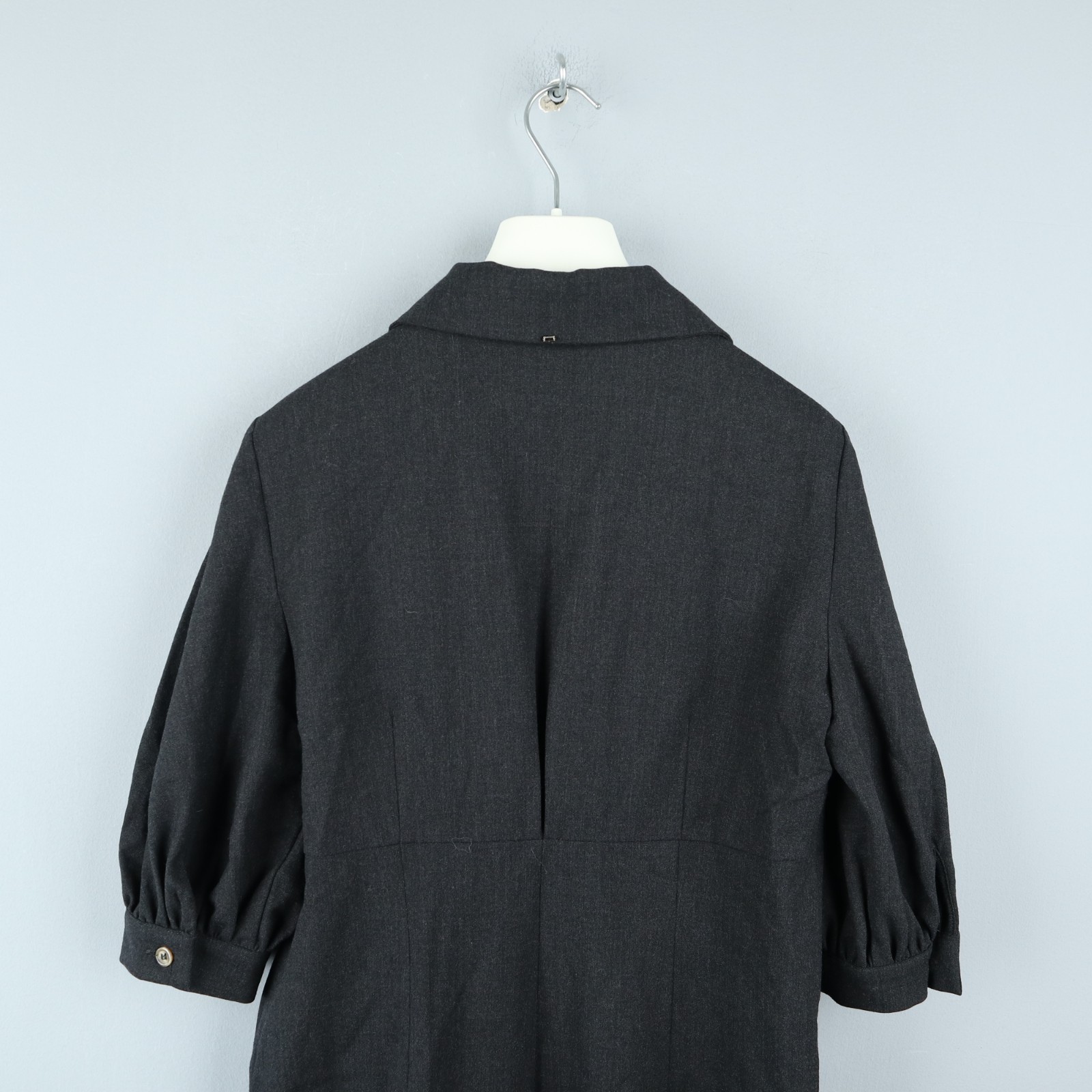 SPORTMAX BY MAX MARA Womens Vintage Gray Wool Dress Size US8 UK10 F40