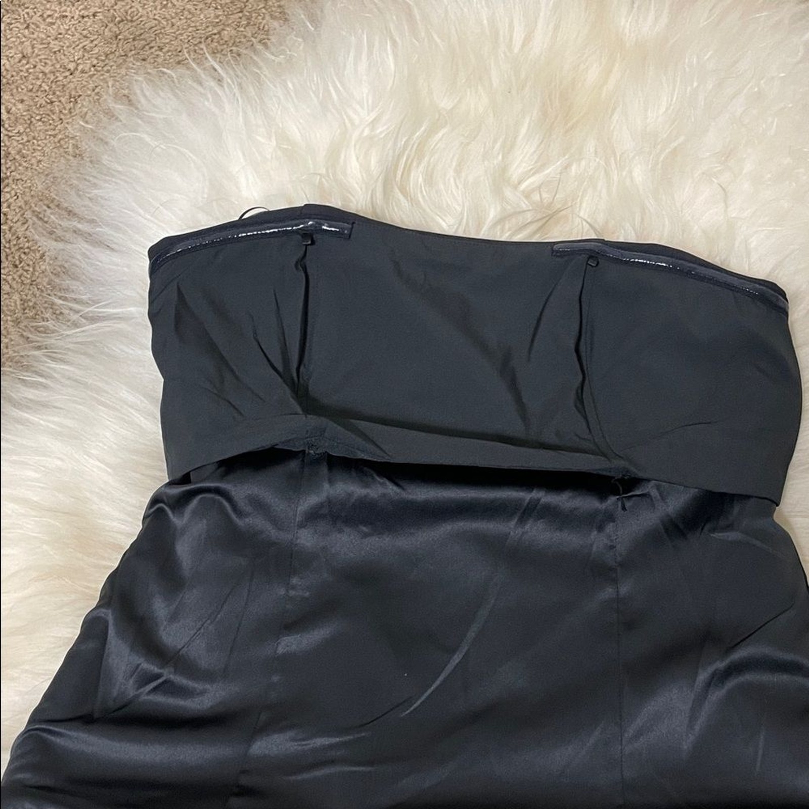 One33social Elegant Black Strapless Dress NWT