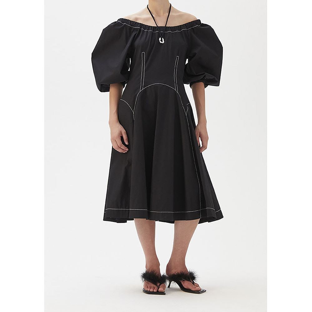 Rejina Pyo A-Line Midi Dress UK14 in Black RRP £525