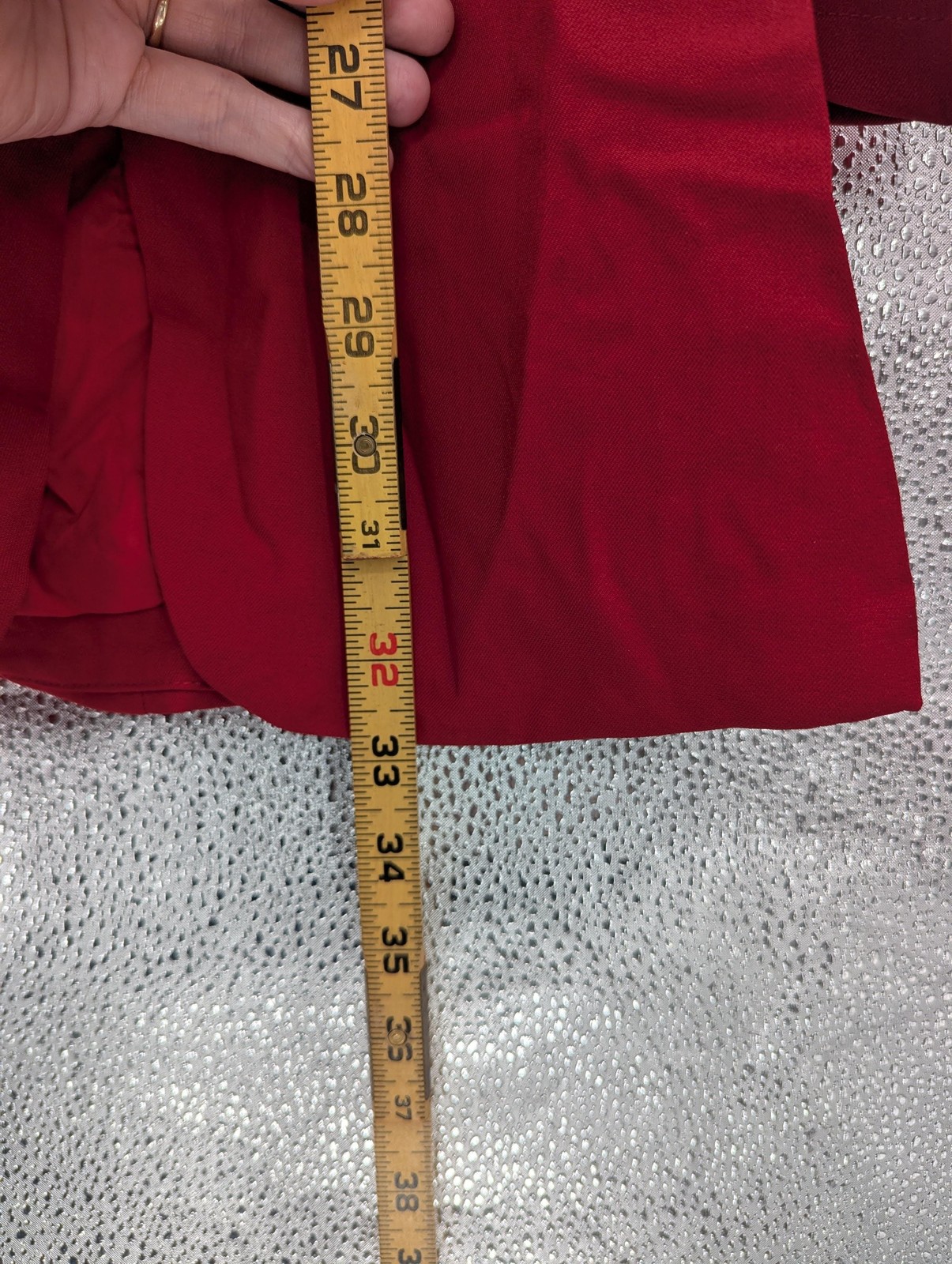 SHEIN Dress Womens Large Red Chinese Style Frog Button Tunic Long Sleeve
