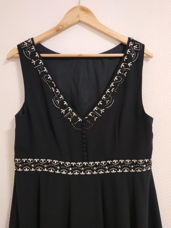 Women Monsoon dress black polyester 40/L