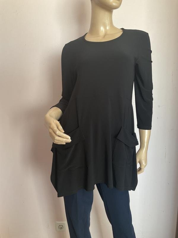 Women Joseph Ribkoff dress black polyester 36/S