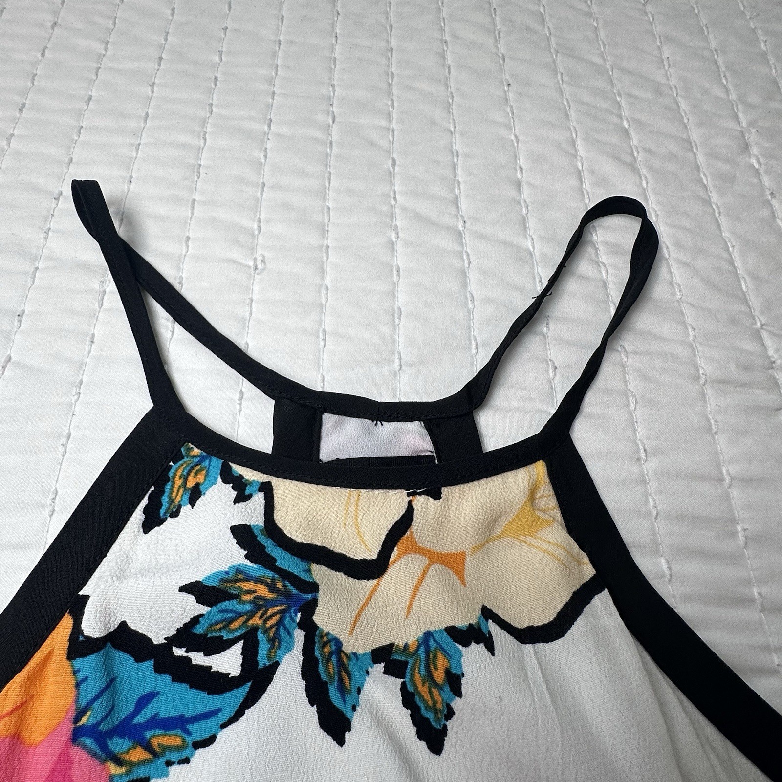 NBD By Revolve Ivory Floral Sheath Keep Up Dress with Side Pockets In Size M