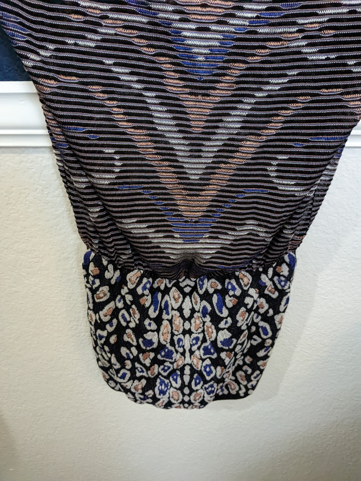 Missoni Crochet Diagonal Sheer Short Sleeve Italy Dress Sz 38 Small S