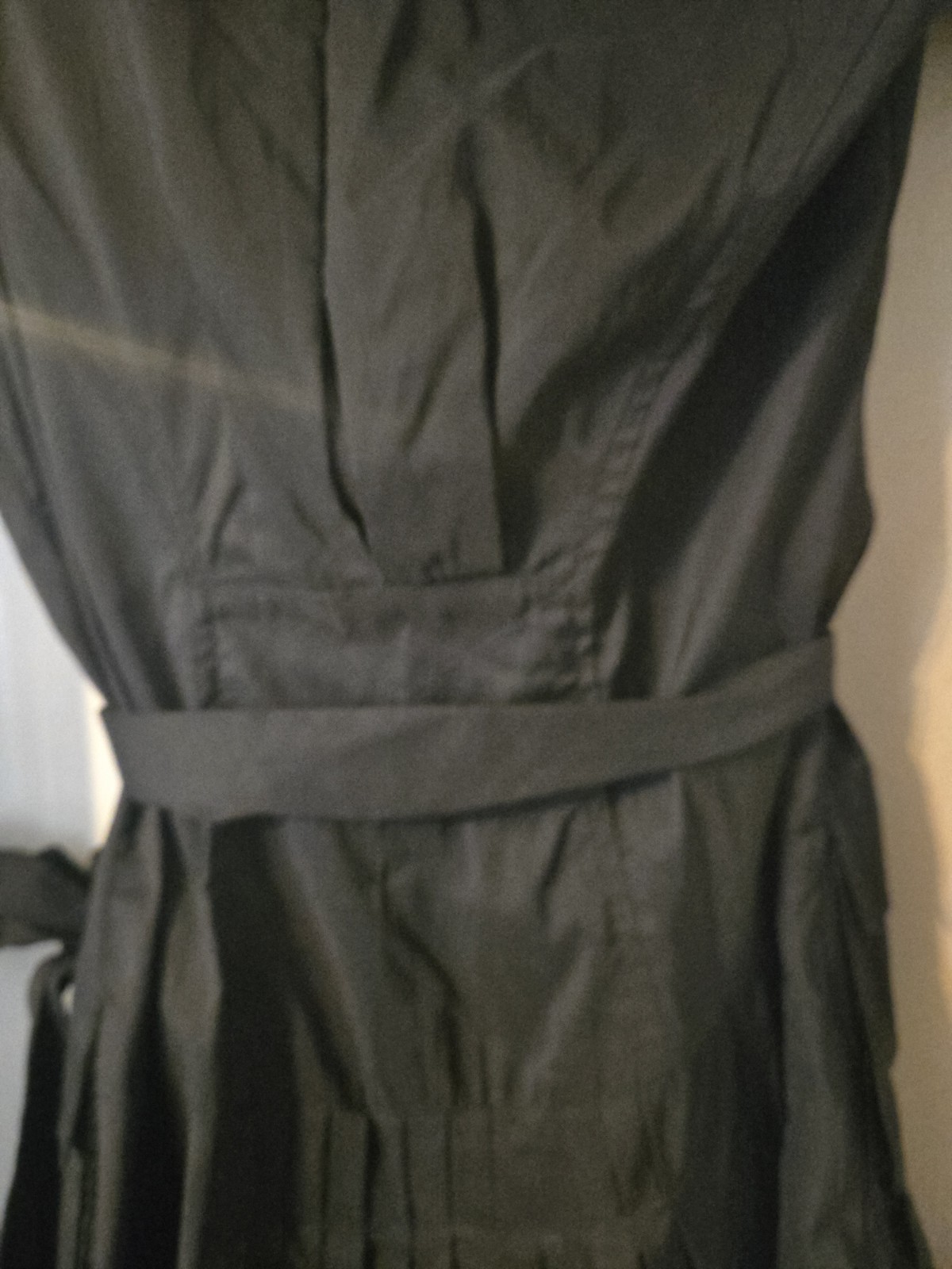 Diane von Furstenberg Kitty True Wrap Dress Black Belted Size 12 Cotton Blend