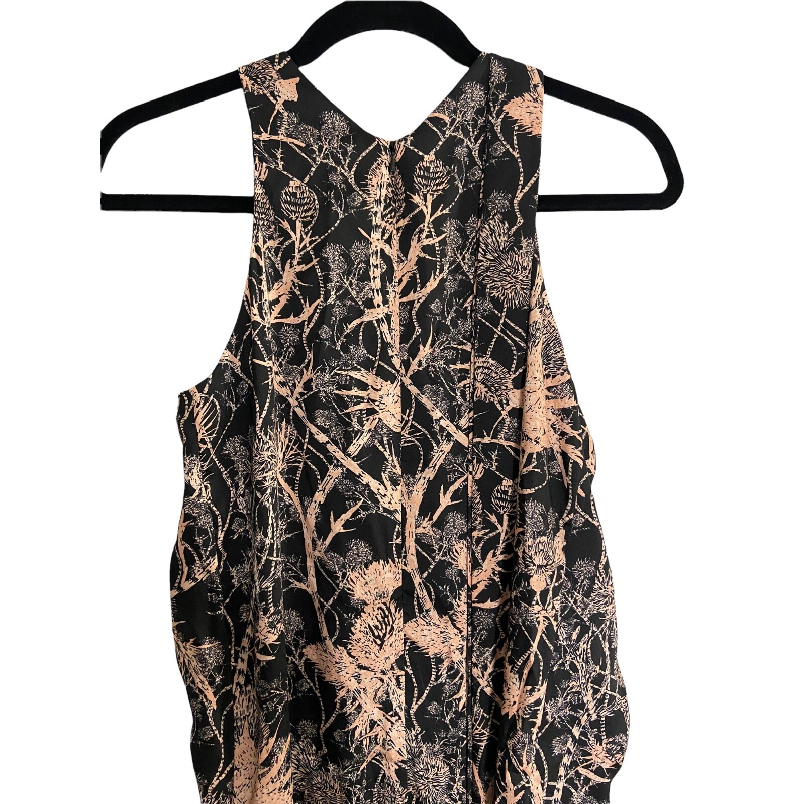 NWT Cedric Charlier Abstract Print High Low Dress-sz 4