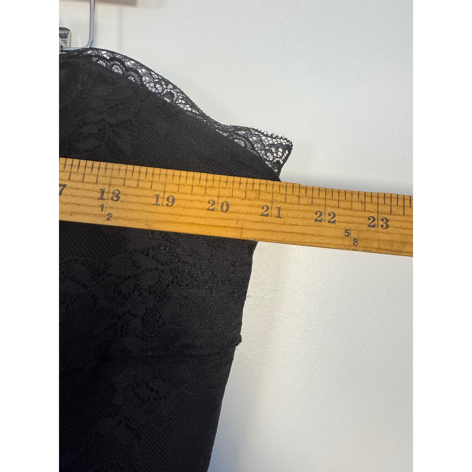 Coquette Pilcro Anthropologie Womens 3X Strapless Denim Lace Mini Dress Black