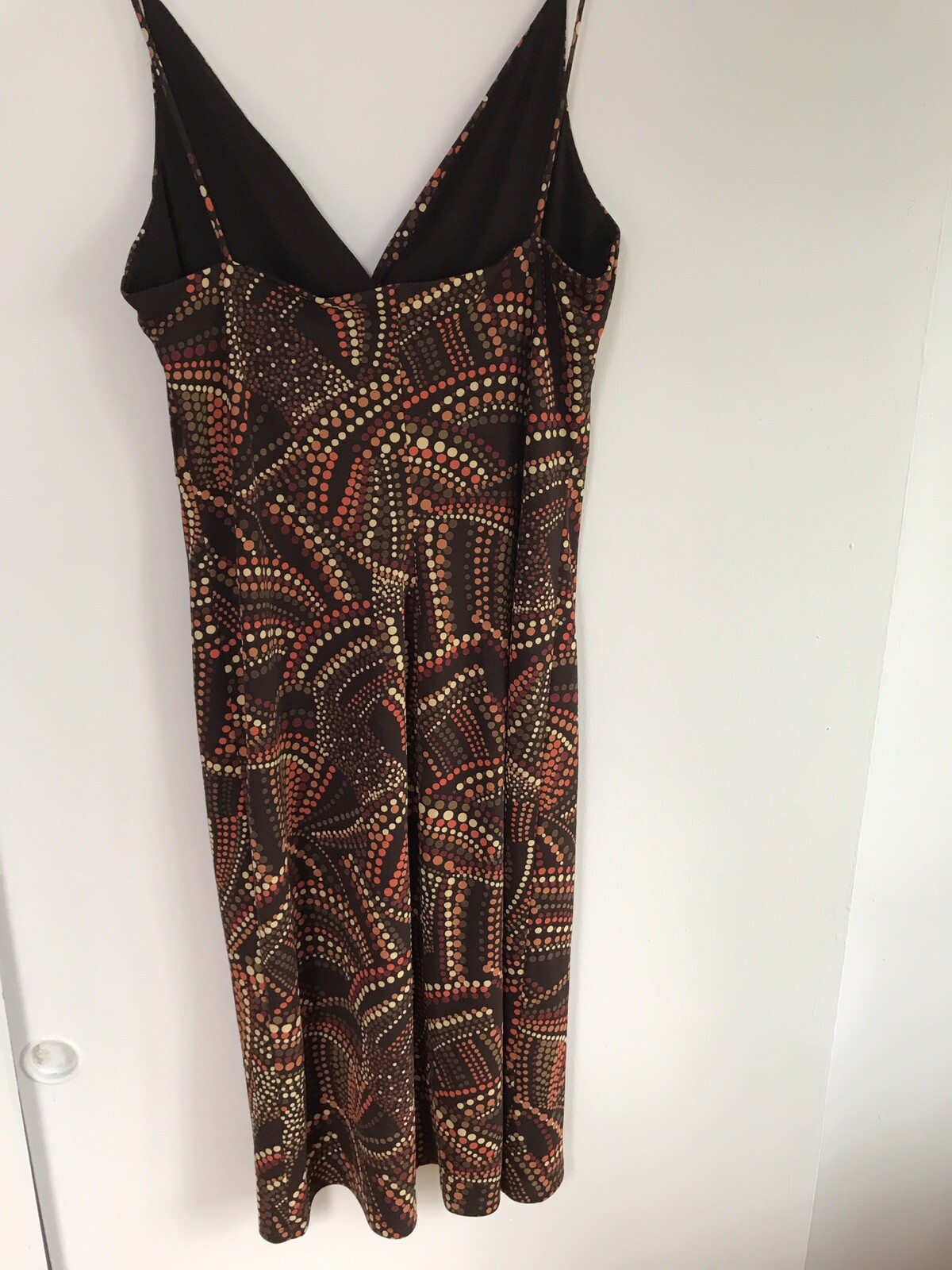 Laundry Shelli Segal multicolor thin straps lined sundress size 10