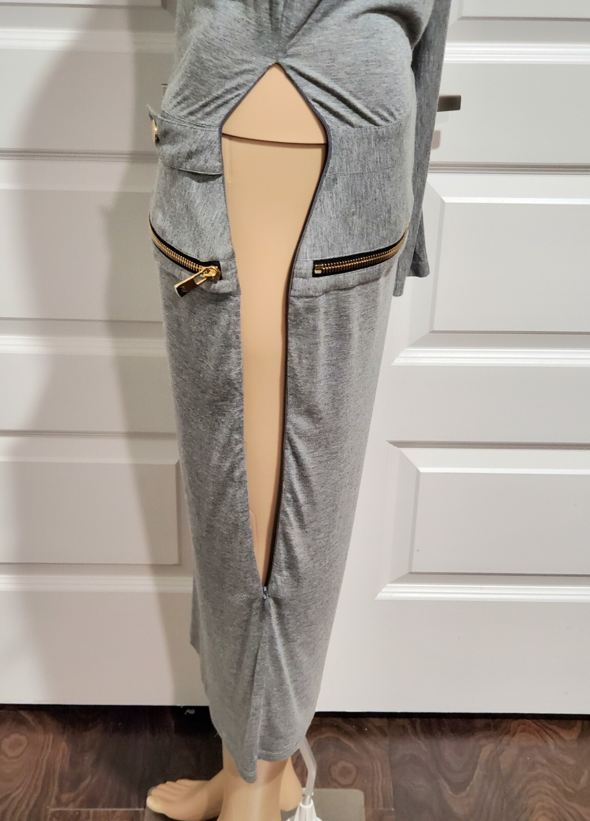 ALEXANDRE VAUTHIER SPACE AGE ANKLE LENGTH DRESS SMALL