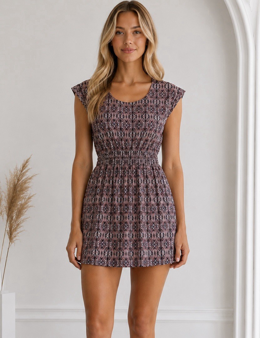 Pink Republic Cut Out Back Mini Dress Juniors Small Lightweight Summer Chic