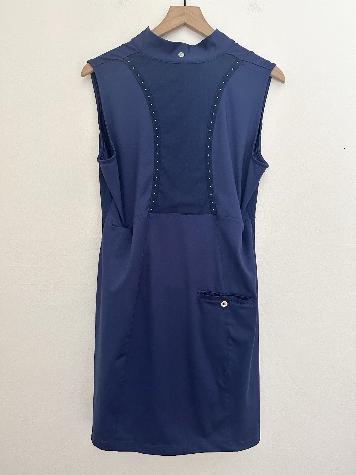 EP NY Athletic Golf Dress Womens Large Blue Detachable Shorts UV 50 + Tennis NWT