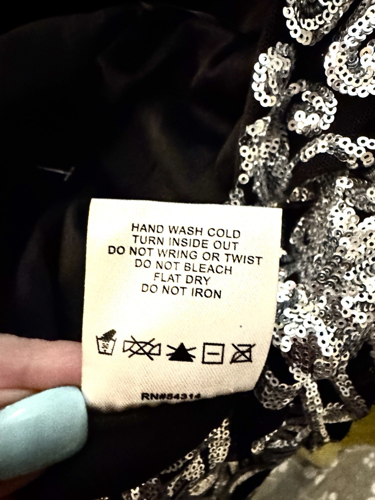 B. Darlin Black Silver Sequin Halter Sweetheart Bodycon Mini Dress S Lined