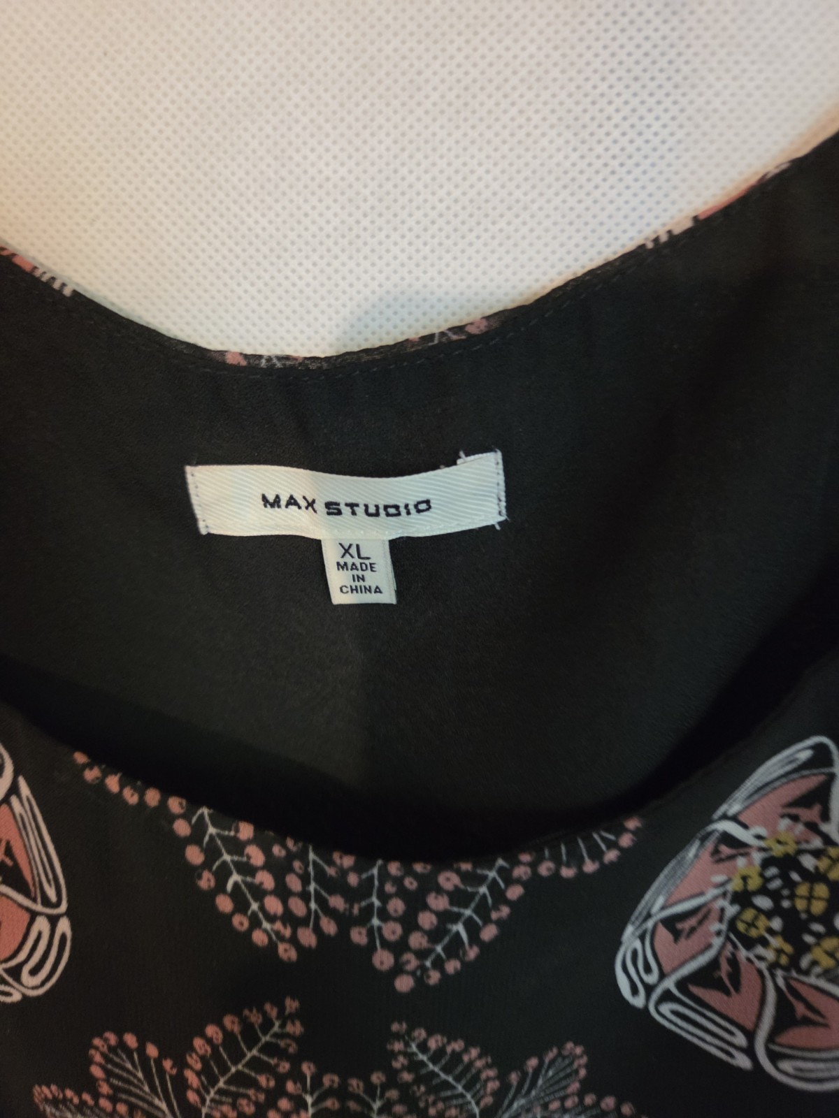 ​Max Studio Geometric Medallion Border Print Sleeveless Shift Dress Size XL