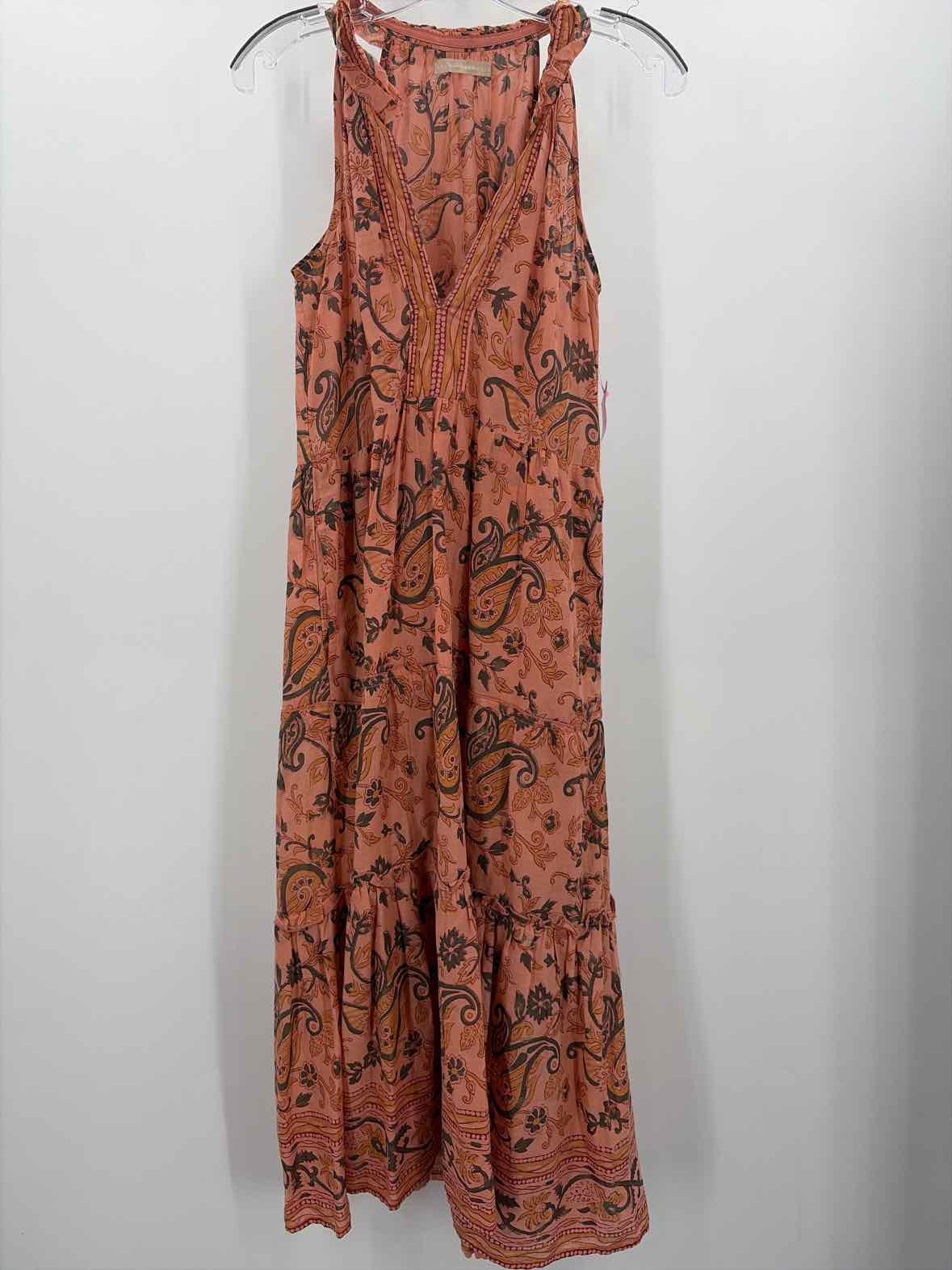 Pre-Owned Lola Australia Pink Size XS Maxi Sleeveless Dress