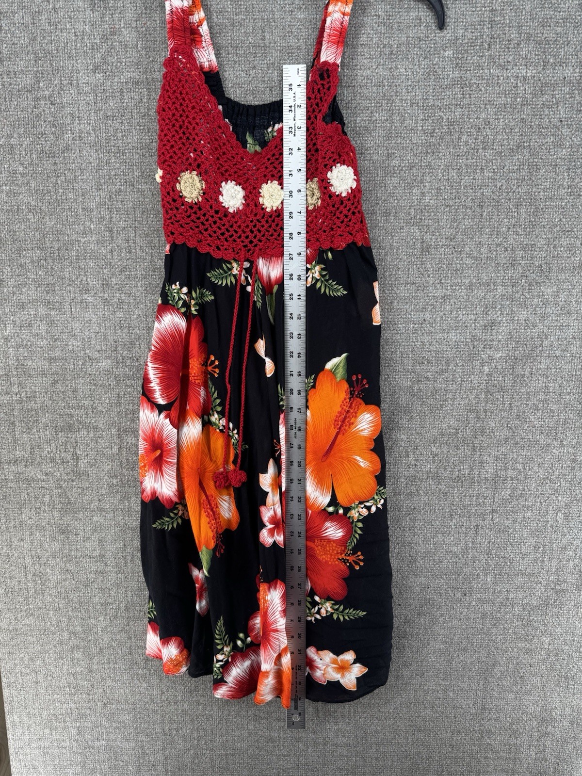 Dress Spring Floral Design Size Unknown, See Measurements
