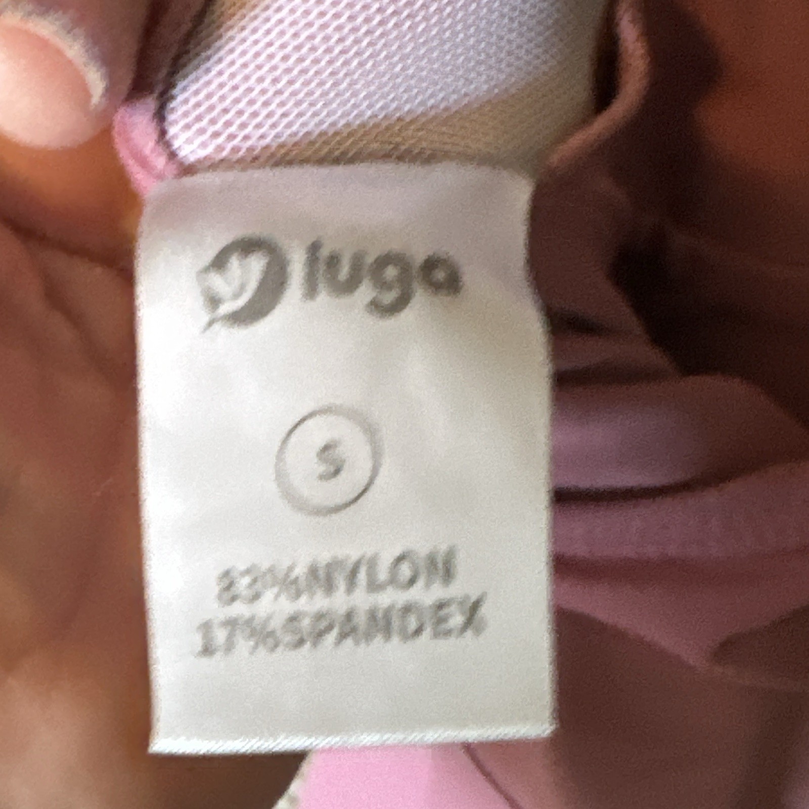Iuga Pink Solid V-Neck Sleeveless Fit & Flare Short Knit Stretch Dress S