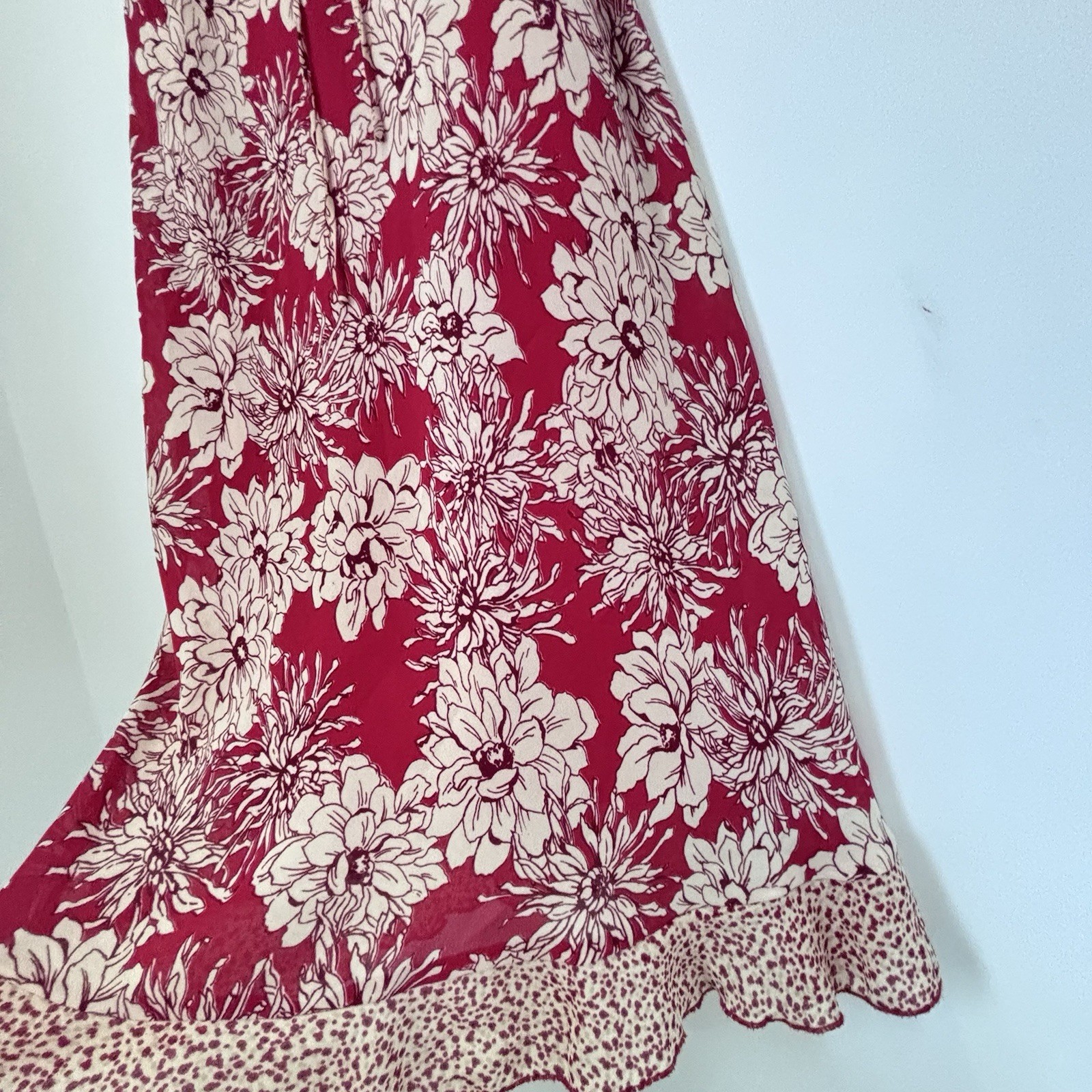 Vintage Jonathan Martin Whimsical Lace Trim Romantic Fairy Y2K Dress Size 6 *C3