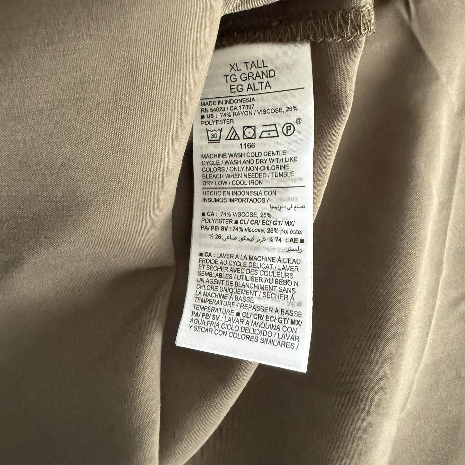 Old Navy NWT Waist-Defined Utility Midi Shirt Dress XL Tall Green Gorpcore