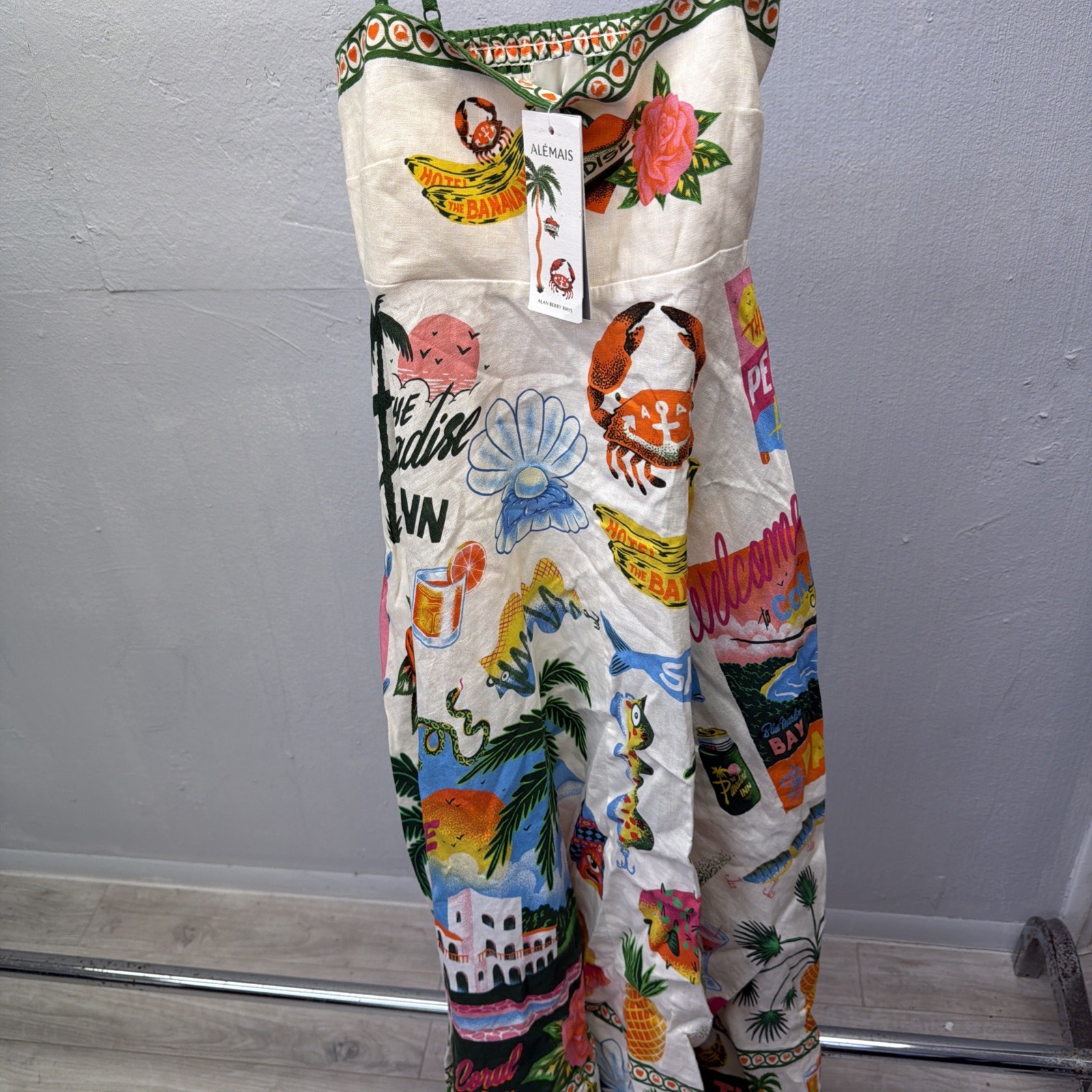 Alemais Tropical Long Sun Dress Size 2